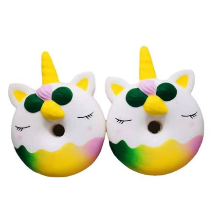 2 kappaletta 6 tuuman Squishies Jumbo Unicorn Donut Kawaii Pehmeä Hidas Ri