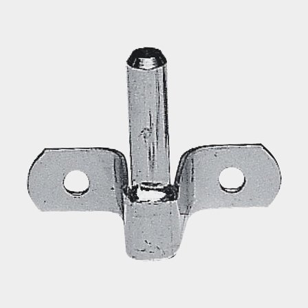 Roderbeslag hane rostfritt 30 mm