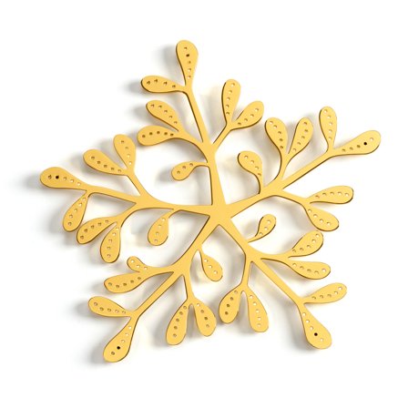 Cooee design Mistletoe gryteunderlag, messing