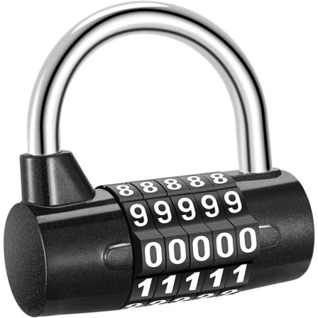 Yhdistelmälukkoyhdistelmälukko, 5-numeroinen yhdistelmälukkolukko, vesi