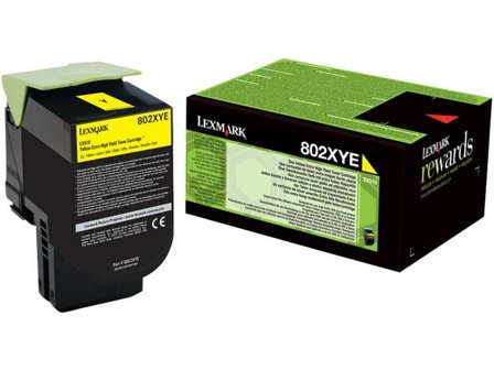 Lexmark Toner 80C2XYE Gul - Lyreco - Toner och bläck - Tonerkassetter - Toner Lexmark