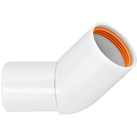 Faluplast 2910341 Bøjning 45°, 40 mm, Indendørs afløb