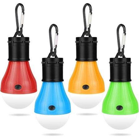 Campinglys, LED-campinglys, bærbare teltlys, nødlys, vandtætte, ca.