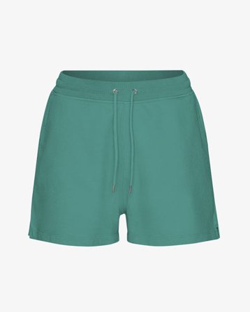 Women Organic Sweatshorts - Pine Green - Female - L