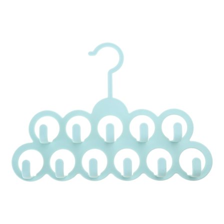 11 Hull Kles Slips Belte Sjal Skjerf Henger Display Holder Skap Organizer Krok