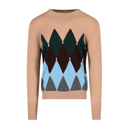 Ballantyne, Round-neck Knitwear Bruin, Heren, Maat:L