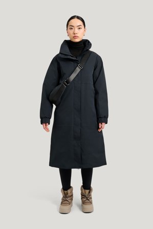 Tretorn Lane Insulated Coat — Vandtætte Jakke Damer — Sort | Ydertøj, Gummistøvler, Jakker & Regntøj til Dame, Herre & Børn