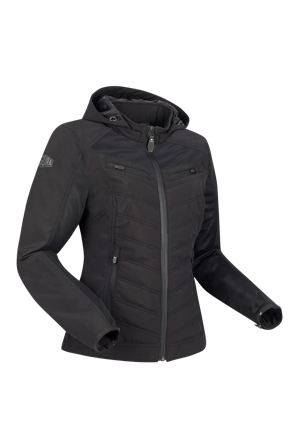 MC-Jakke Segura Natcho Vented Dame Sort/Grå M