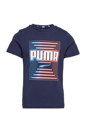 Alpha Graphic Tee B Blue PUMA
