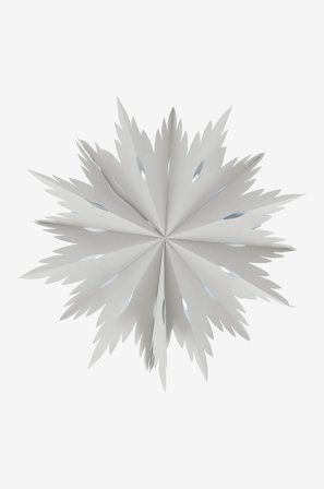 Jotex - ELLIORA adventsstjerne ø 58 cm Lys grå - Kjøp Julestjerner hos Jotex
