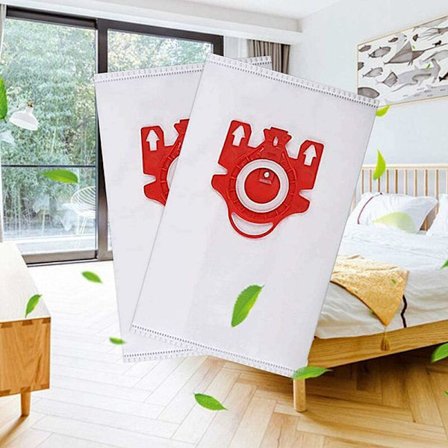 Miele 9917710 HyClean 3D Efficiency FJM -pölynimuripussit, Mielen pölynimureille, 4 pussia - 27,5*17CM