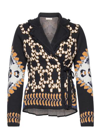 Anya Short Cardigan Patterned ODD MOLLY