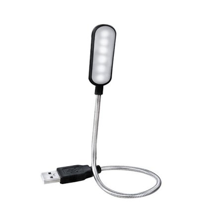 2 st USB-läslampa Mini USB LED-lampa för bärbar dator, tangentbord, Power Bank, anteckningsbokslampa med flexibel svanhals