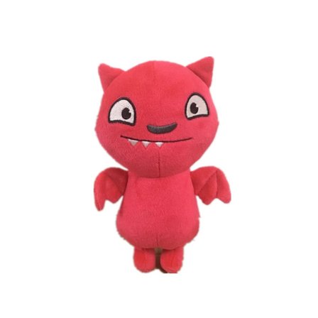 Ful docka plysch leksak Barns Anime docka födelsedagspresent röd