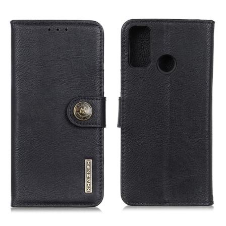 Khazneh Motorola Moto G30 Plånboksfodral - Svart Svart