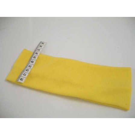 Gul Stretch Hårband i bomull