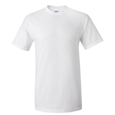 Gildan Mens Ultra Cotton Kortärmad T-shirt M Vit