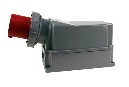 Garo IIV 3125-11 S + RI Vegginntak IP67, 4-polet, 125 A Rød, 11 h, Stikkontakter & kabler