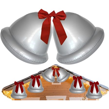 Kæmpe oppustelig julekugle udendørs oppustelig dekoration, egnet til have, græsplæne, terrasse, stue, veranda, udendørs udstilling