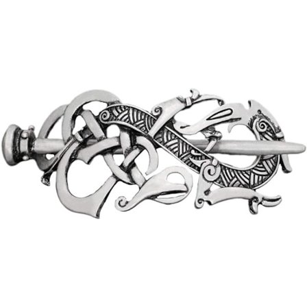 Vintage Viking Celtic Hårklämmor Viking Hårtillbehör Irländsk Stil Hårtofflor Dam Tjejer Stil