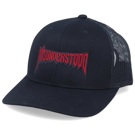 Hatstore - Svart trucker Keps - Misunderstood Black Trucker @ Hatstore