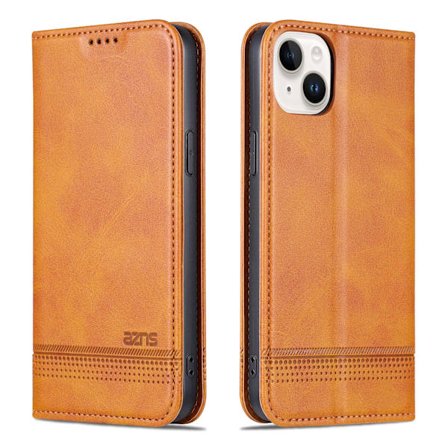 iPhone 15 - Plånboksfodral 3-kortfack i Läder