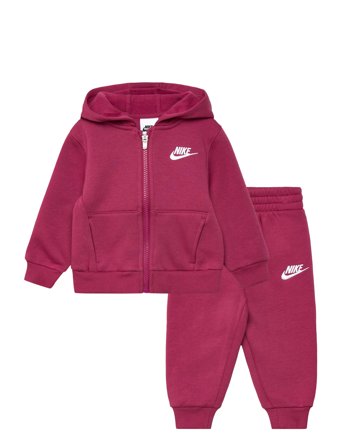 Nike F8-Fleece Pant Set - Burgundy - 80/86