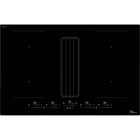 Thermex - Platetopp med ventilator TXE80 80cm Svart