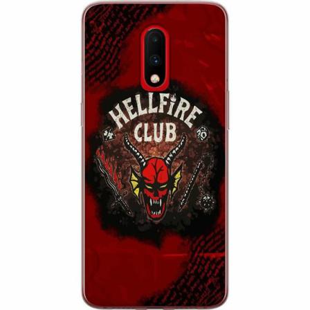 Oneplus 7 Mjukt Skal - Hellfire Club - Stranger