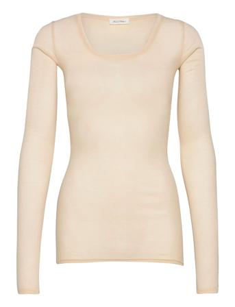 Massachusetts T-shirts & Tops Long-sleeved Rosa American Vintage*Betinget Tilbud