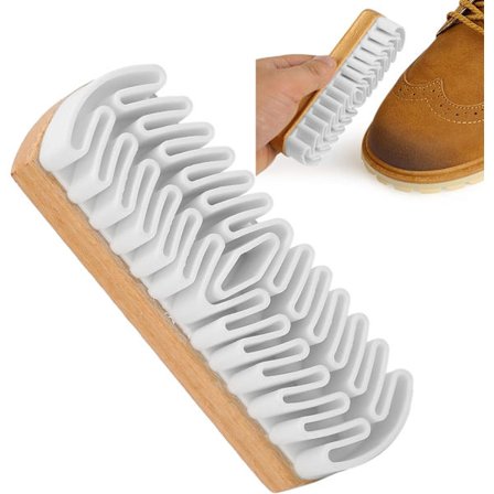 Suede-sko borste Skötsel Suede Borste för Nubuck Läder Sammet Suede