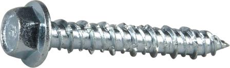 ESSVE ECS-HF Betongskruv 7,5(6) mm Ø, HEX, FZB, 10mm 50 mm, 100-pack, Infästning