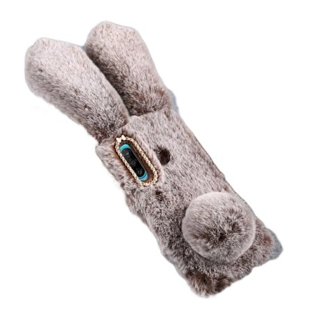 Fluffy Rabbit Huawei P30 Lite skal - Brun