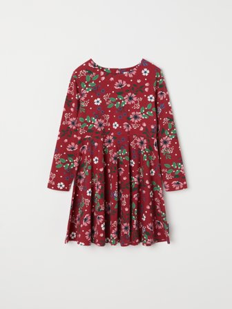 Polarn O. Pyret - Christmas floral twirl dress - 92 - Childrenswear - red