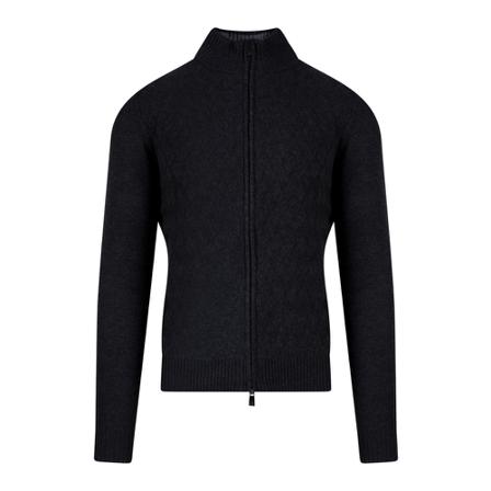 Corneliani Strik 90M5162825141 Sort, Herre Strik