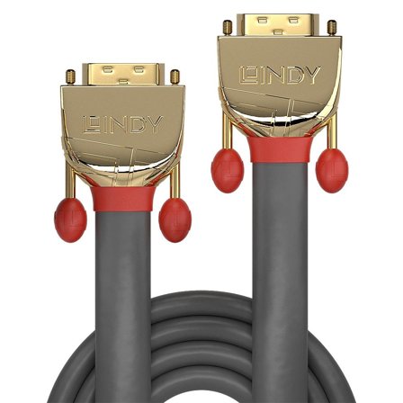 Lindy Gold - DVI-kabel - DVI-D til DVI-D - 20 m