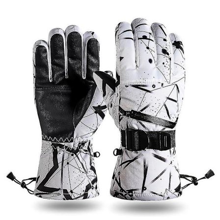 Män och kvinnor vintersnöhandskar, utomhusskidhandskar Vattentäta och vindtäta