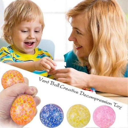 Stressbollar Leksaker, Mjuka Klämbollar Sensoriska Fidget Leksaker Set, Stressboll För Barn Och Vuxna Med Ångestlindring, Autism Och Adhd