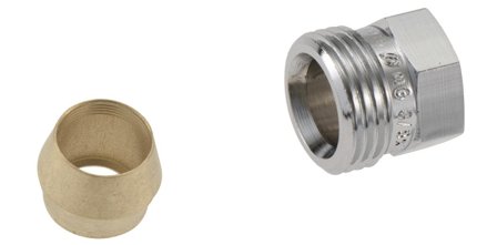 FM Mattsson 18511541 Trycknippel med kona, 10-pack G15 x 12 mm, Värme