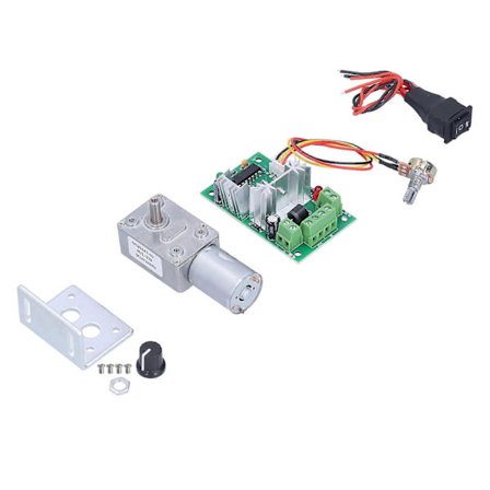 Korkealaatuinen Micro DC -vaihteistomoottori matalanopeuksinen moottori 24V