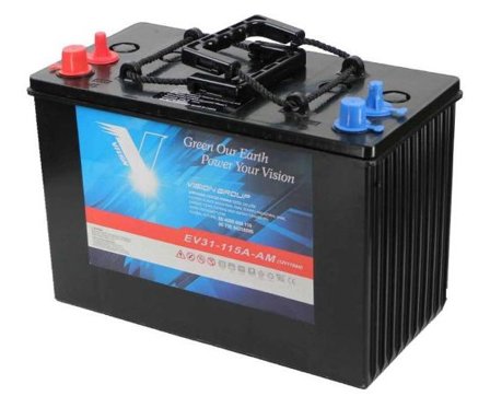 Vision EV31-115 Förbrukningsbatteri 12V, 115 Ah, Elfördelning & strömförsörjning