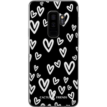 Kompatibelt Mobildeksel til Samsung Samsung Galaxy S9+ Cactus and Friends - Handdrawn Love Chaos