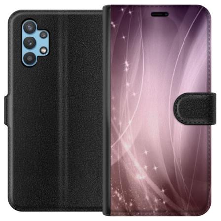 Samsung Galaxy A32 5G Lompakkokotelo Vaaleanpunainen