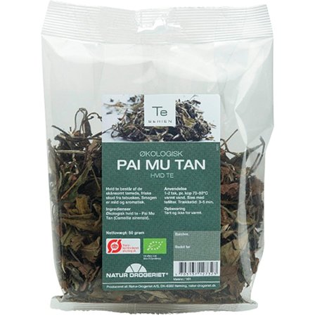 Natur Drogeriet Hvid te (Pai Mu Tan) Ø 50 g, Helse & Madvarer, Te, Øvrig Te