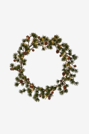 Star Trading - Krans Larix - Grön - Ljusslingor - Från Homeroom