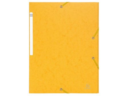 Exacompta Gummibandsmapp 3-klaff Scotten Nature Future A4, 240 x 320mm, presspan, gul - Lyreco - Kontorsmaterial - Mappar och plastfickor - 