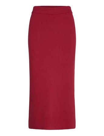 Objreynard Hw Knit Skirt Noos Red Object