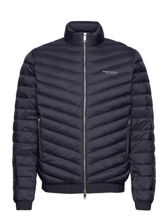 Down Jackets Vuorillinen Takki Topattu Takki Sininen Armani Exchange