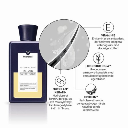HH Simonsen Repair Conditioner 250 ml, Hår, Shampoo & Hårpleje, Balsam