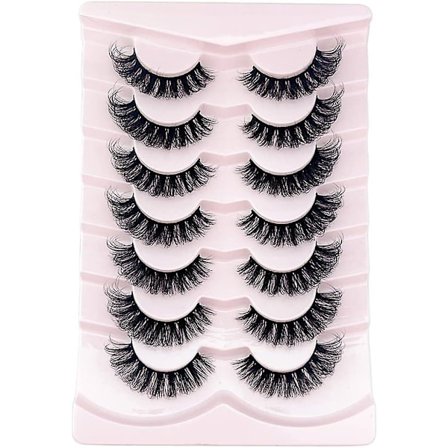 Øjenvipper Russiske Strip Vipper - Naturlig Wispy Fluffy 3d Effekt Hybrid Strip